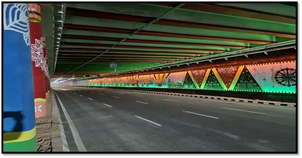 Underpasses on Dwarka Expressway