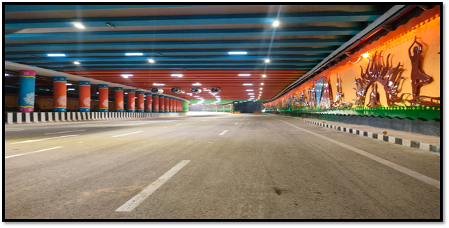 Underpasses on Dwarka Expressway