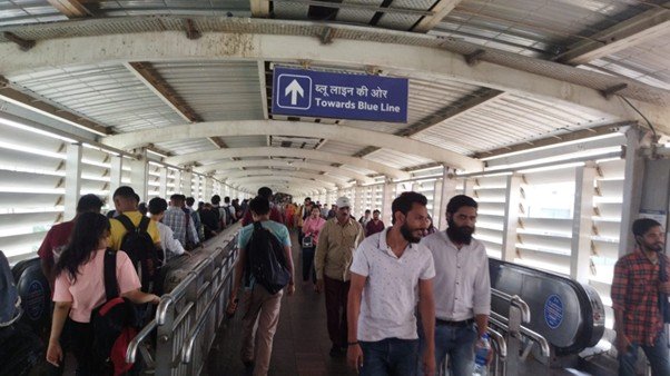 Rajouri garden metro interchange