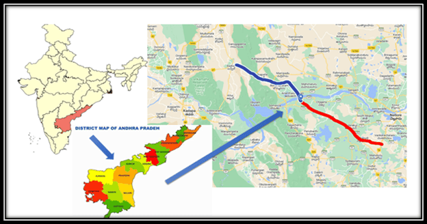 Index Map of Proposed Corridor for 4-Lane Highway