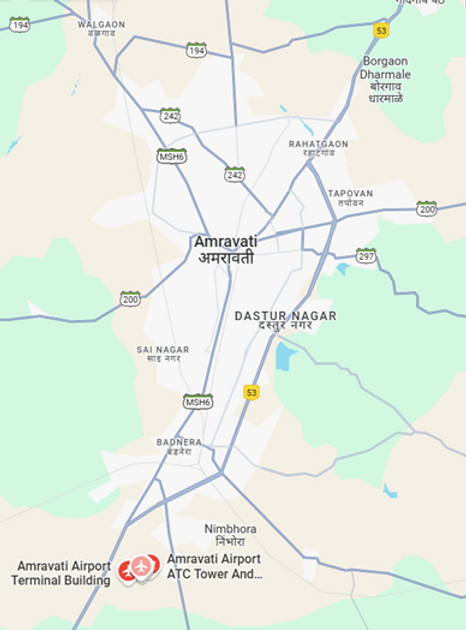 Located approximately 15 kilometers south of Amravati city in Belora
