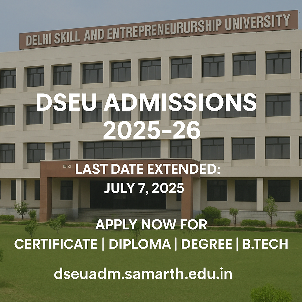 DSEU Admissions 2025
