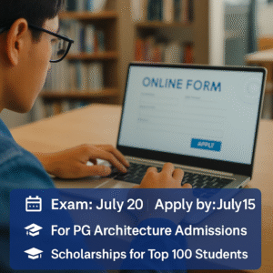 Additional PGETA 2025 Test Announced by Council of Architecture for PG Admissions