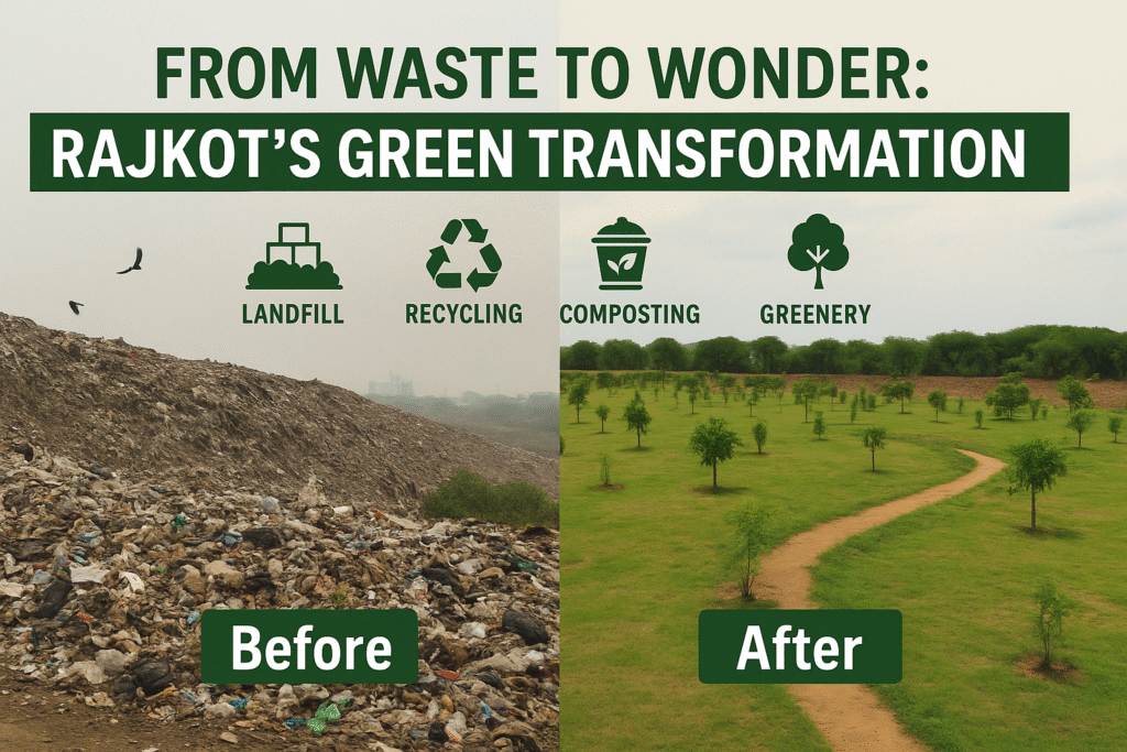 Rajkot Sets New Benchmark in Sustainable Dumpsite Remediation