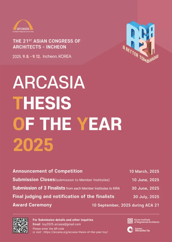 ARCASIA Thesis of the Year