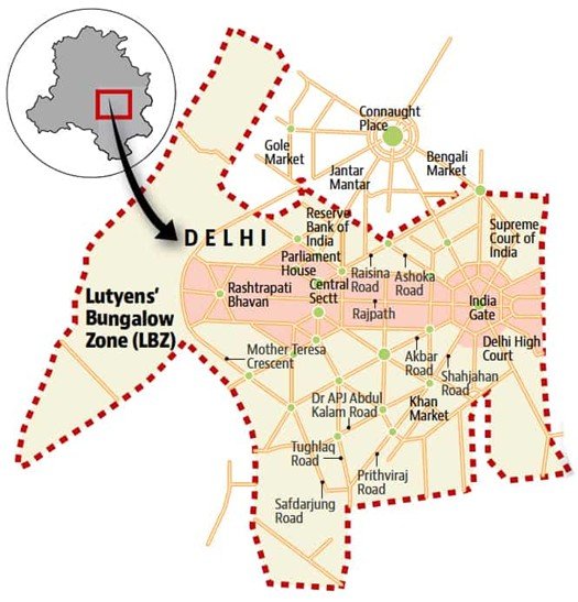 Lutyens Bungalow Zone (LBZ), Delhi