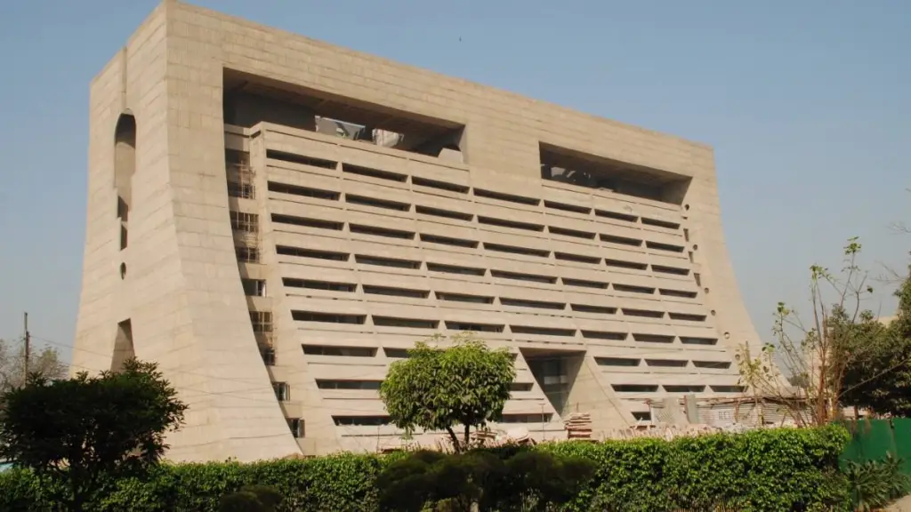New Delhi Municipal Council (NDMC) Headquarters building in Lutyens’ Delhi, a modernist structure symbolizing civic administration in the capital