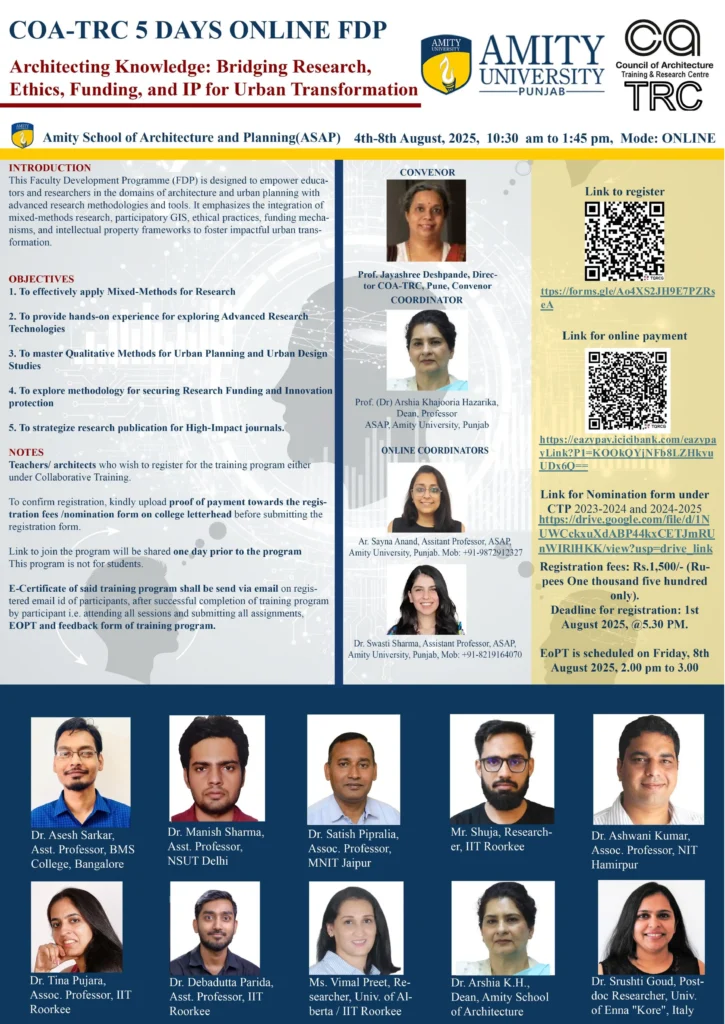 POSTER - TTP Architecting Knowledge Bridging Research for Faculty Development Program in 2025