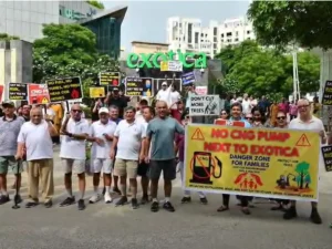 Gurugram Residents Rally Against CNG Station Near Sector-53 Amid Safety and Environmental Concerns