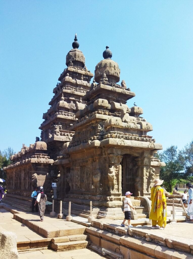East-facing entrance of Shore Temple Mahabalipuram