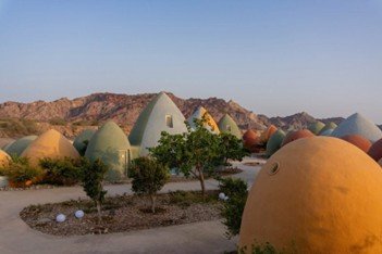 The Majara Residence and Community Redevelopment was designed in ochre colours