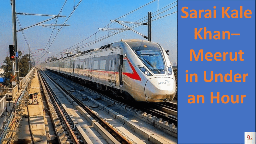 Namo Bharat Delhi–Meerut RRTS train at Sarai Kale Khan station