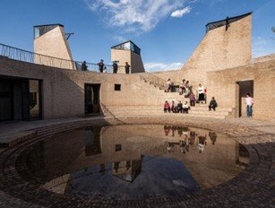 A community centre built from reclaimed bricks wowed the jury
