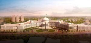 Render of the proposed Bombay High Court Complex by Hafeez Contractor.