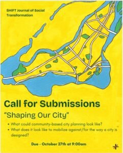 SHIFT Journal Invites Submissions for ‘Shaping Our City’ Edition on Community-Based Urban Design