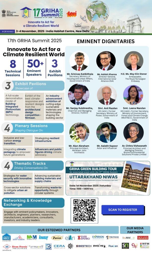 17th GRIHA Summit Advert Design