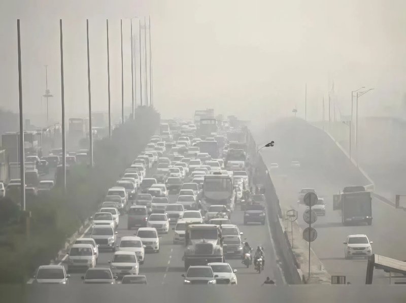 Municipal workers operating mechanical road sweepers under MCD’s new dust pollution control plan in Delhi.