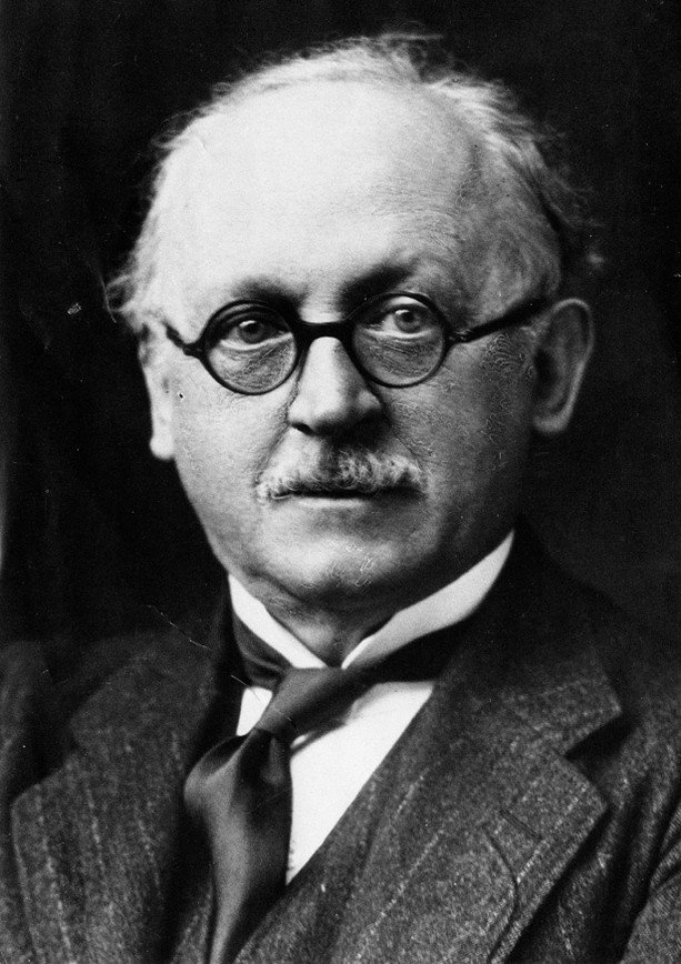 Portrait of Sir Edwin Lutyens, the British architect renowned for designing New Delhi and numerous works across Ireland and England.