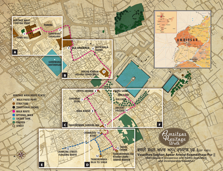 Heritage Walk Circuit (Tourism Department, Amritsar)