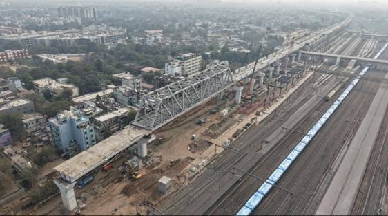 100-Metre ‘Make in India’ Steel Bridge Completed in Ahmedabad for Bullet Train Project
