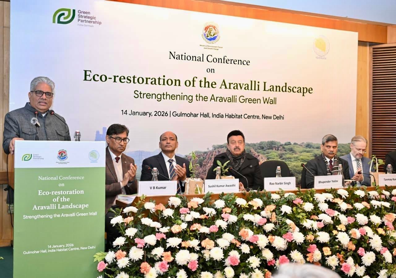 Union Environment Minister Inaugurates National Conference on Eco-restoration of Aravalli Landscape