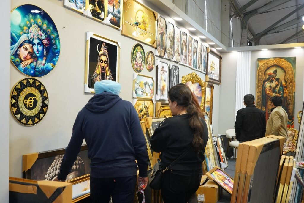 Interior decor and architectural product display booths at INTEXT Expo 2026 Ludhiana