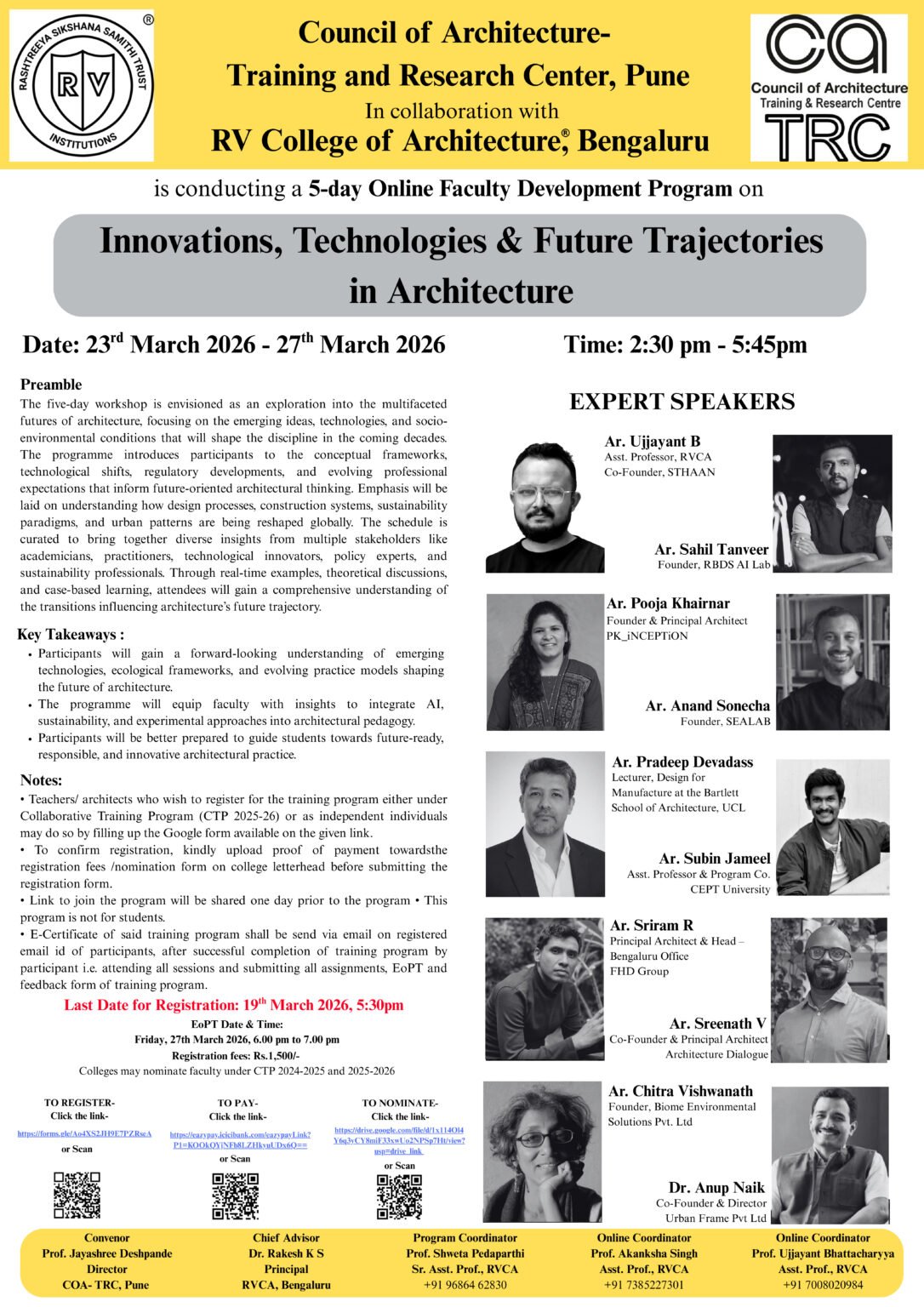 5-Day Online Faculty Development Program on Innovations, Technologies ...