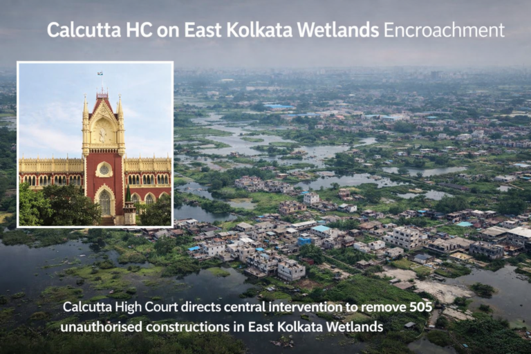 Calcutta Hc East Kolkata Wetlands Illegal Construction