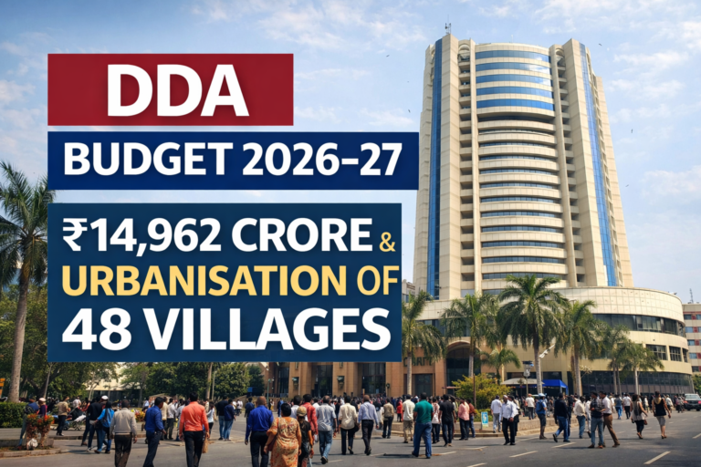 DDA Approves ₹14,962 Cr Budget; 48 Villages to Urbanise