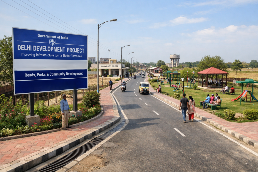 Delhi Chief Minister launches ₹400 crore development projects in Matiala focusing on roads, drainage, parks and civic amenities