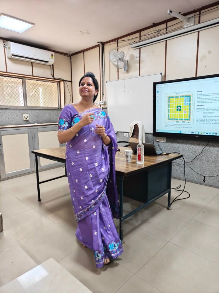 Vedic Village Layout Model Presentation at DSEU