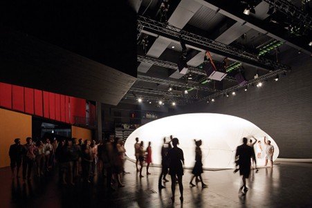 NAVE Performing Arts Center in Santiago designed by Smiljan Radić