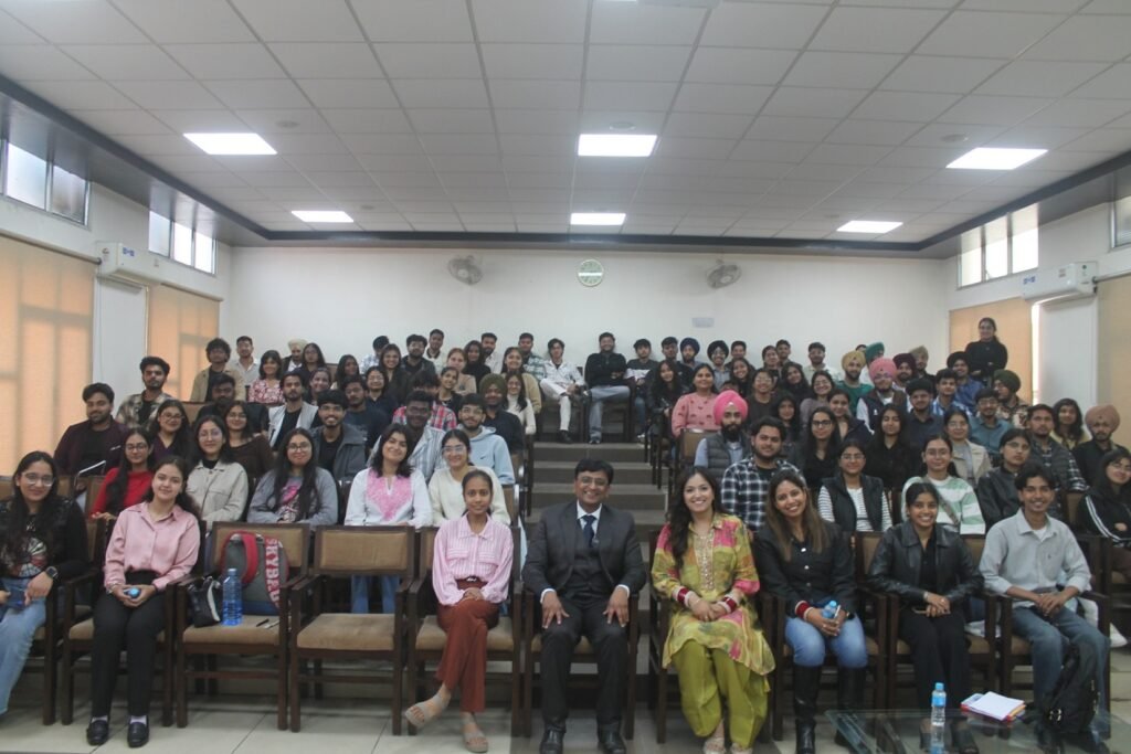 Group photograph of students and faculty at NEXUS 2026 GNDEC School of Architecture