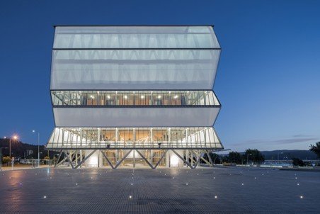 Teatro Regional del Biobío cultural center in Concepción designed by Smiljan Radić