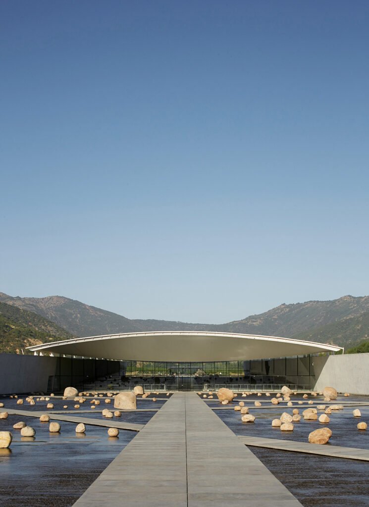Vik Millahue Winery in Chile designed by architect Smiljan Radić
