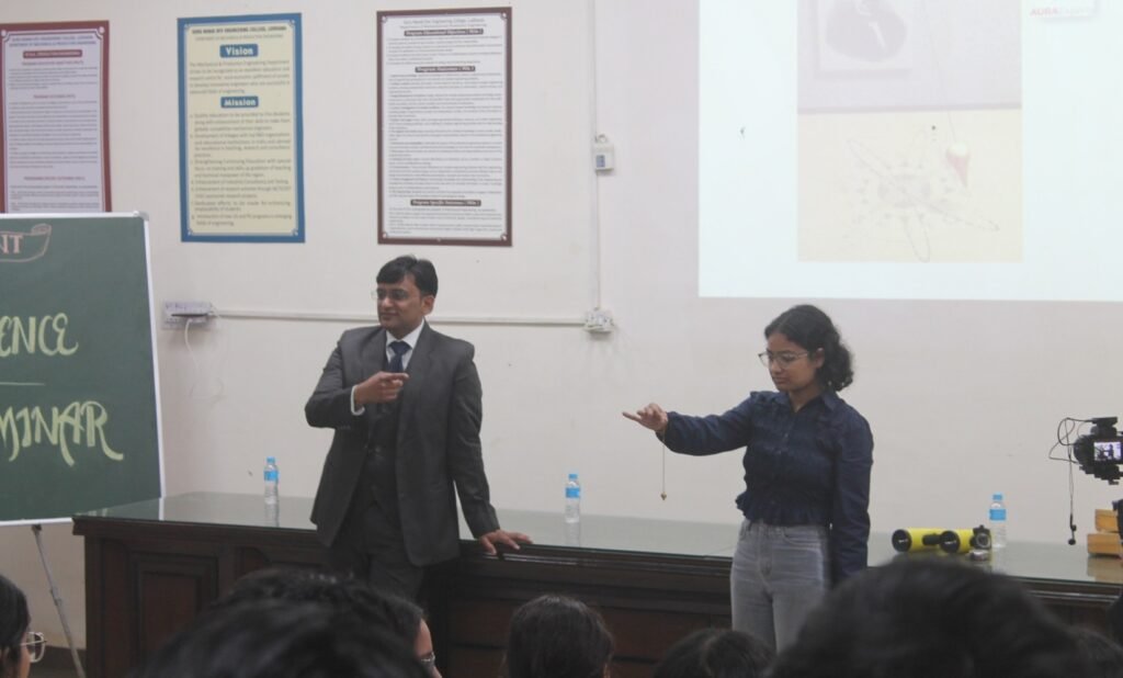 Vikas Aggarwal delivering Vastu Shastra session at NEXUS 2026 GNDEC