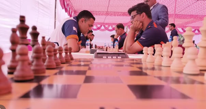 Players competing in chess tournament at ITPI Sports Meet 2026