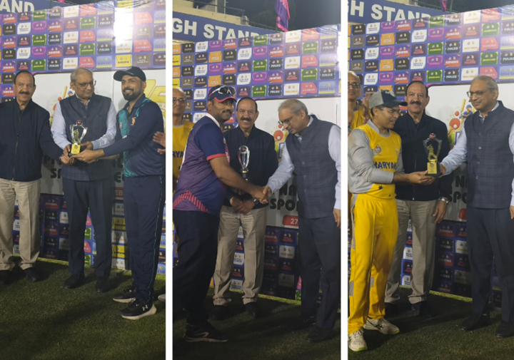 Officials presenting awards to players at ITPI Sports Meet 2026