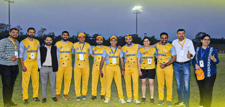 Team Haryana group photo at ITPI National Sports Meet 2026