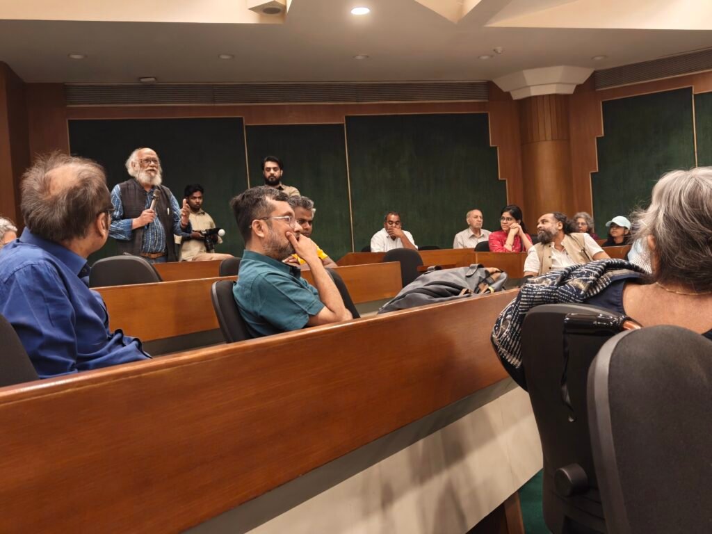 Audience interaction during Architecture Matters XI discussion at India Habitat Centre