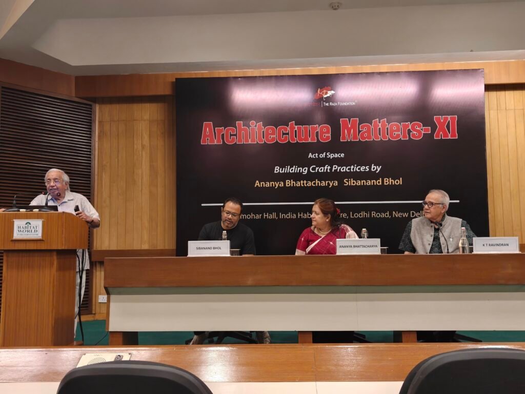 Panel discussion at Architecture Matters–XI featuring Ananya Bhattacharya and Sibanand Bhol