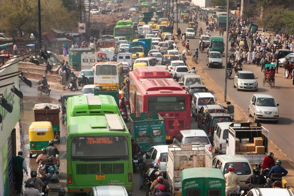 Non-conforming industrial areas in Delhi showing unplanned infrastructure and congestion before redevelopment