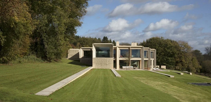 hampshire house landscape view