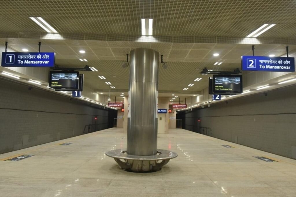 Jaipur Metro Phase-2 North-South corridor connecting airport and key urban areas in Jaipur