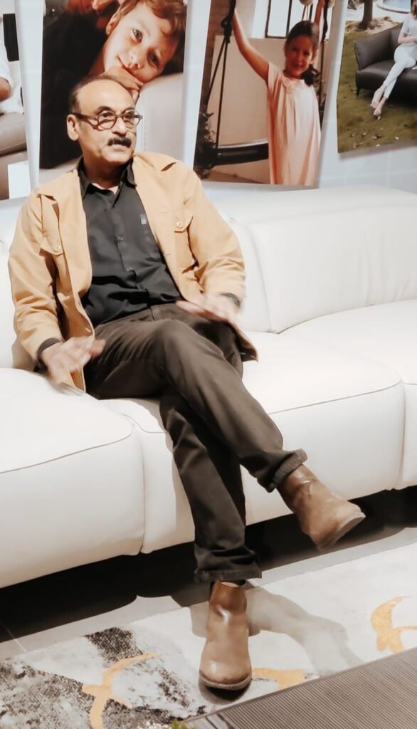 Architect, Urban designer Saran Bhatia during an interview discussing walkable cities and Lifeline Raah initiative