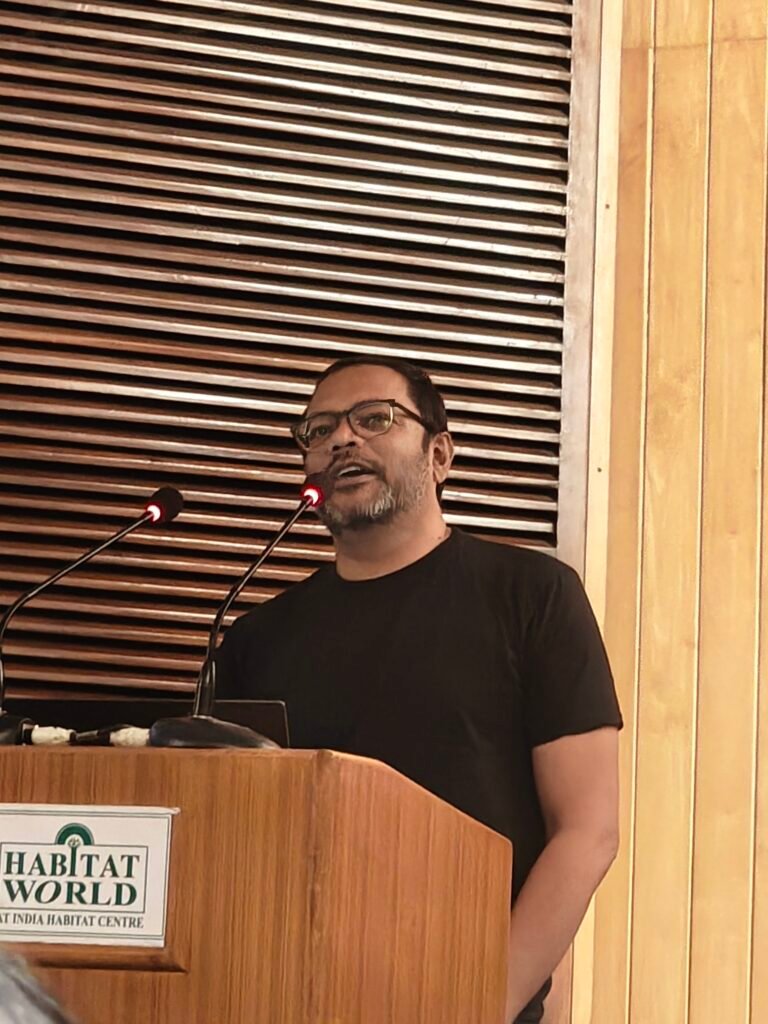 Sibanand Bhol discussing craft integration in architecture at Architecture Matters XI
