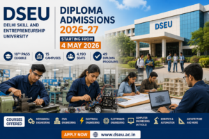 DSEU diploma admissions 2026 students training in engineering and architecture labs Delhi