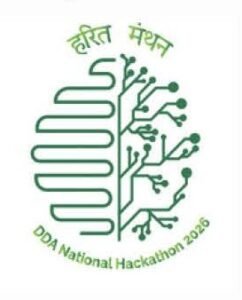 DDA Harit Manthan 2026 logo representing urban green innovation hackathon in Delhi