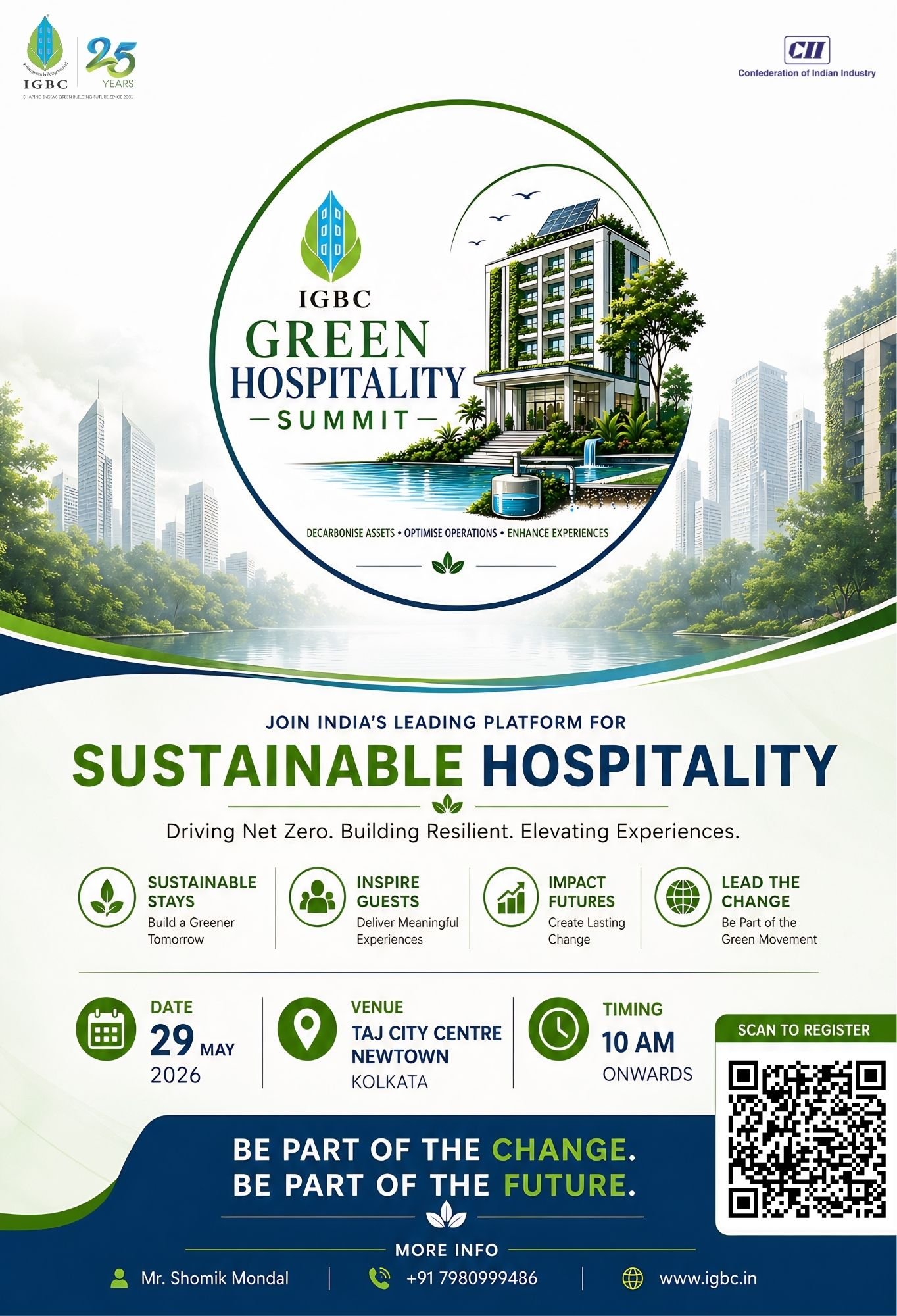 IGBC Green Hospitality Summit 2026 to Spotlight Sustainable Hospitality and Net-Zero Development in Kolkata