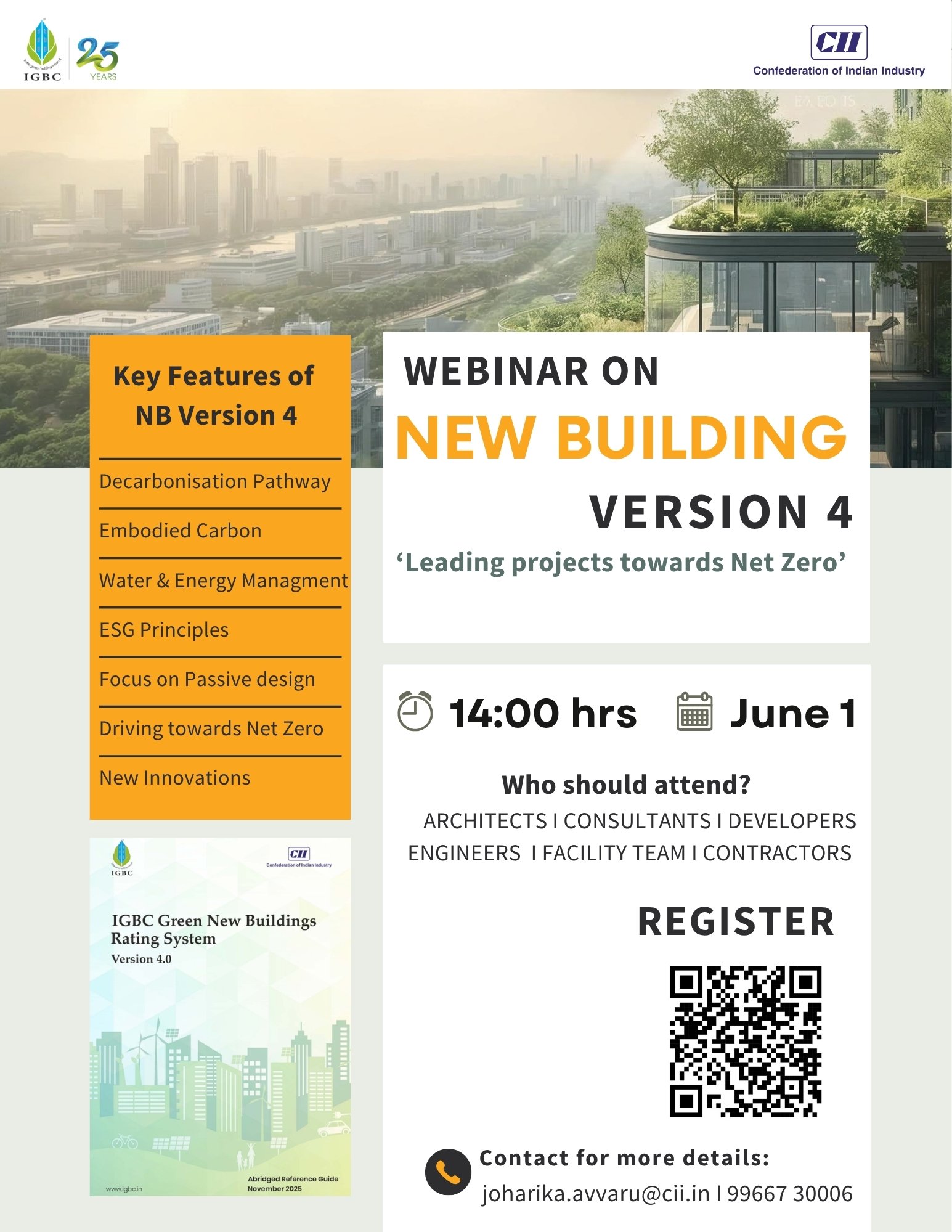 IGBC to Host Webinar on New Building Version 4 Rating System on June 1